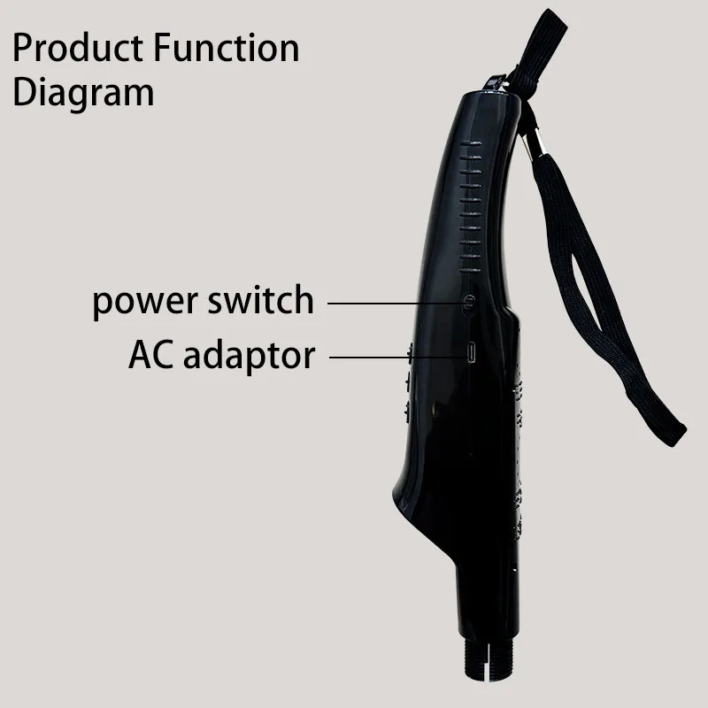 Foldable Ultrasonic Obstacle Detection Walking Stick, Vintage Style Cane with Rubber Handle, Adjustable Height 4 Sections