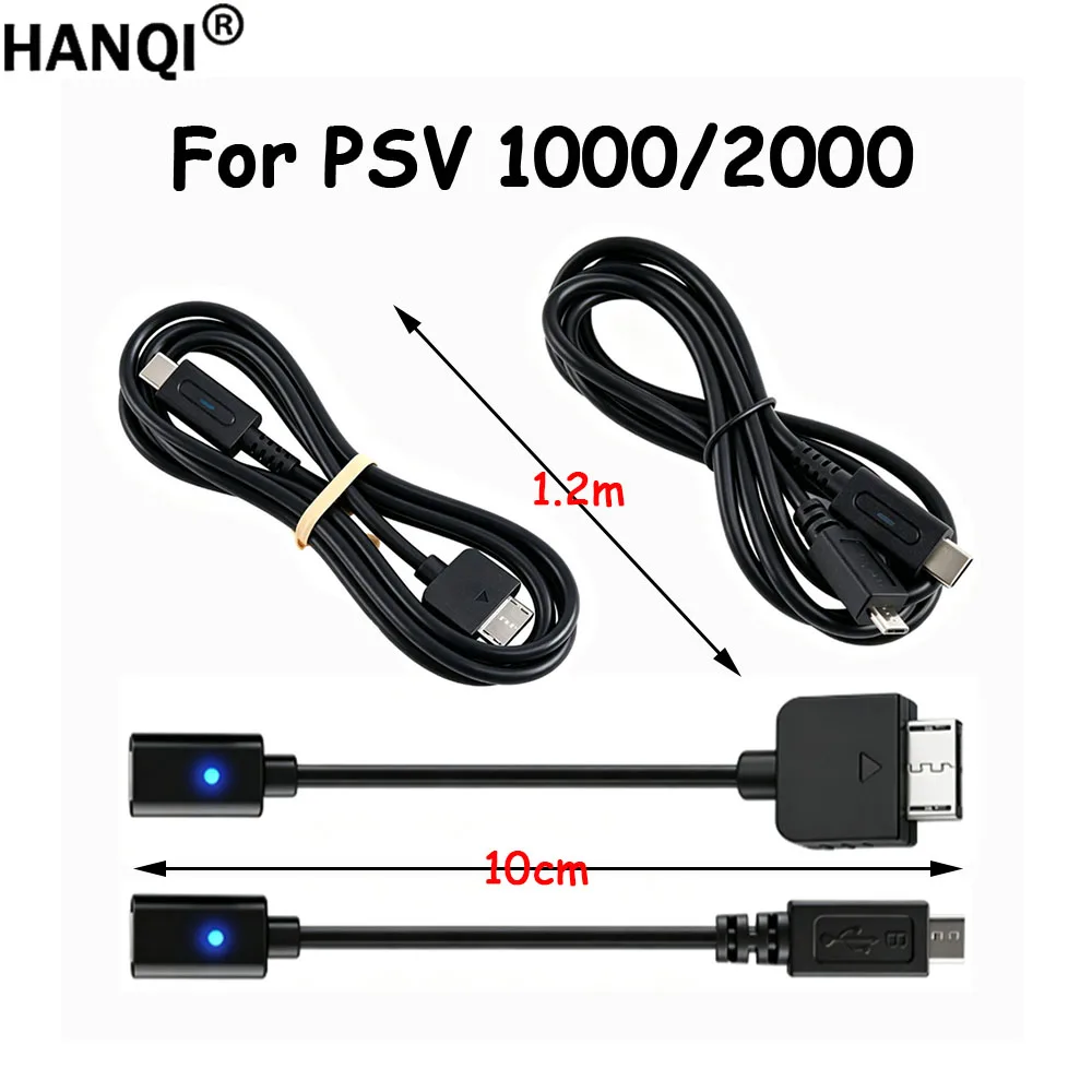 Type C PD Charging Cable For PSV 1000 2000, 1.2m USB-C Power Cord For PS Vita 1000/2000 Game Console Charger Wire