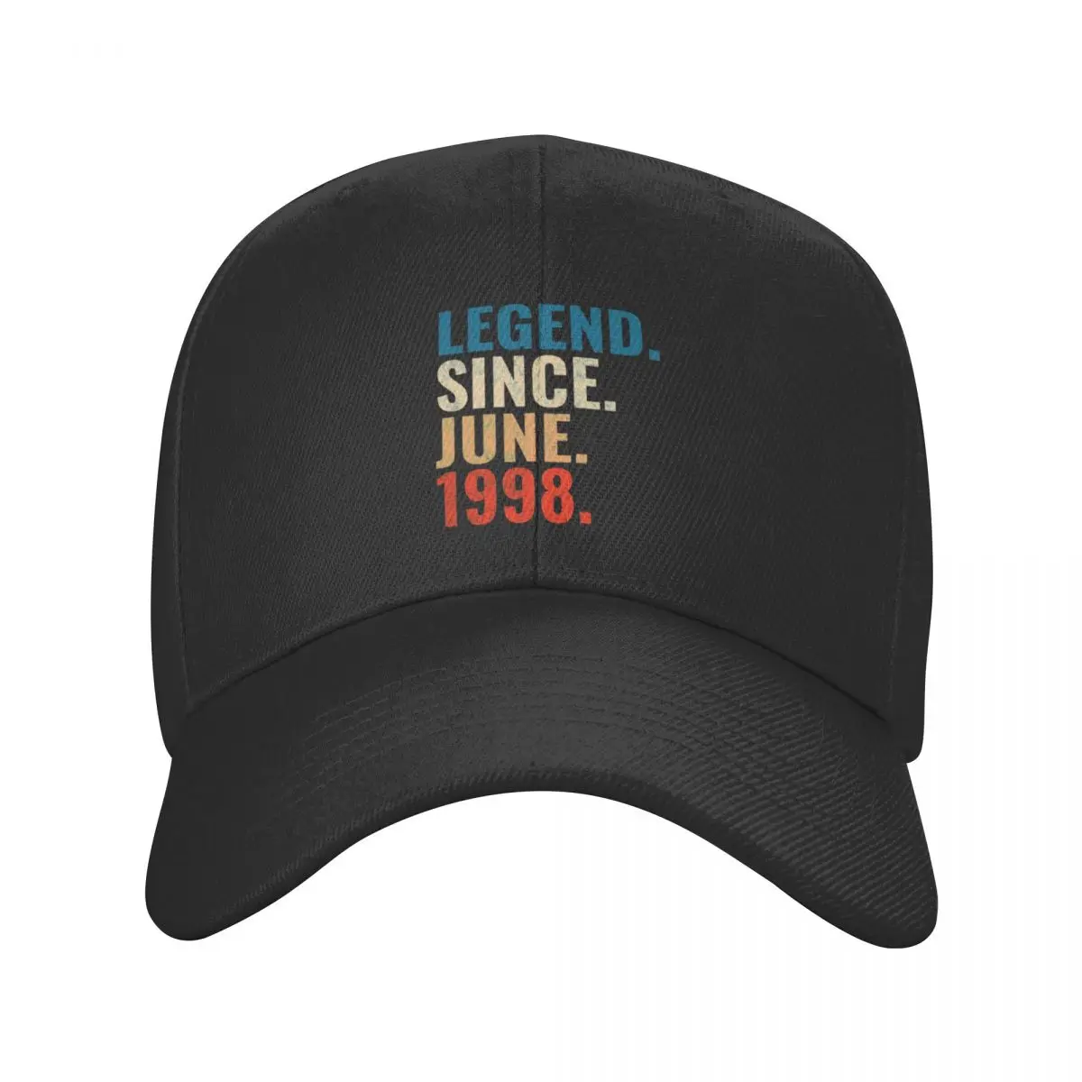 Legenda sejak Juni 1998 topi bisbol Retro Vintage topi musim panas mode topi Natal pantai topi pancing Pria Wanita