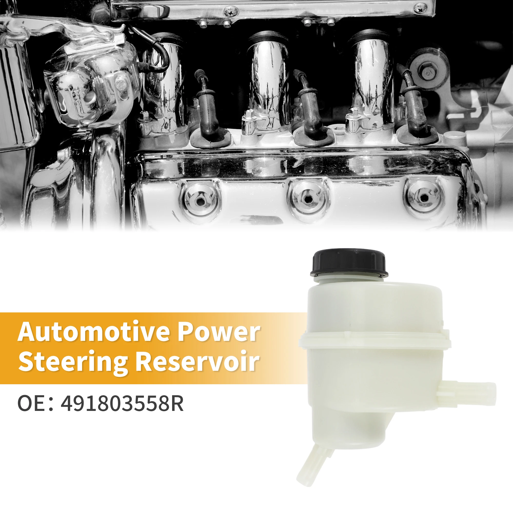 

UXCELL Automotive Power Steering Reservoir No.491803558R for Dacia Dokker 2022 Plastic