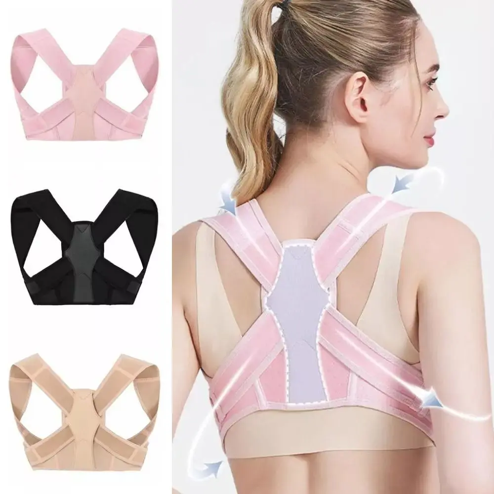 

Adjustable Back Straightener Waist Widening Invisible Back Braces High Tensile Cross Strap Breathable Soft Elastic Fabric