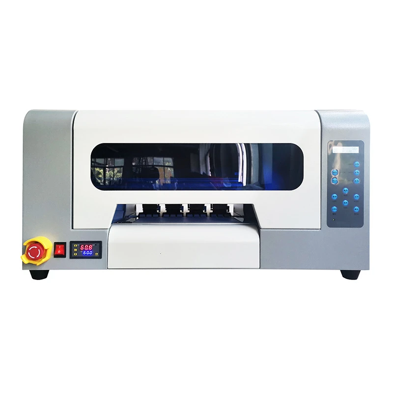 White Ink Double Head Intelligent Automatic Clothing Hot Stamping Printing DTF Printer