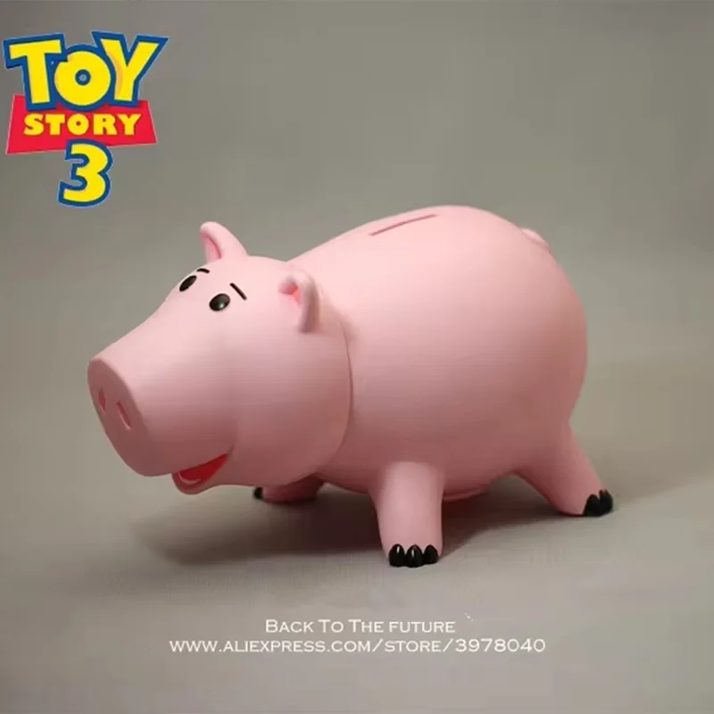 Disney Toy Story Hamm The Piggy Pig Bank Q Version 21Cm Pvc Action Figures Mini Dolls Kid Toys Model for Children Birthday Gift