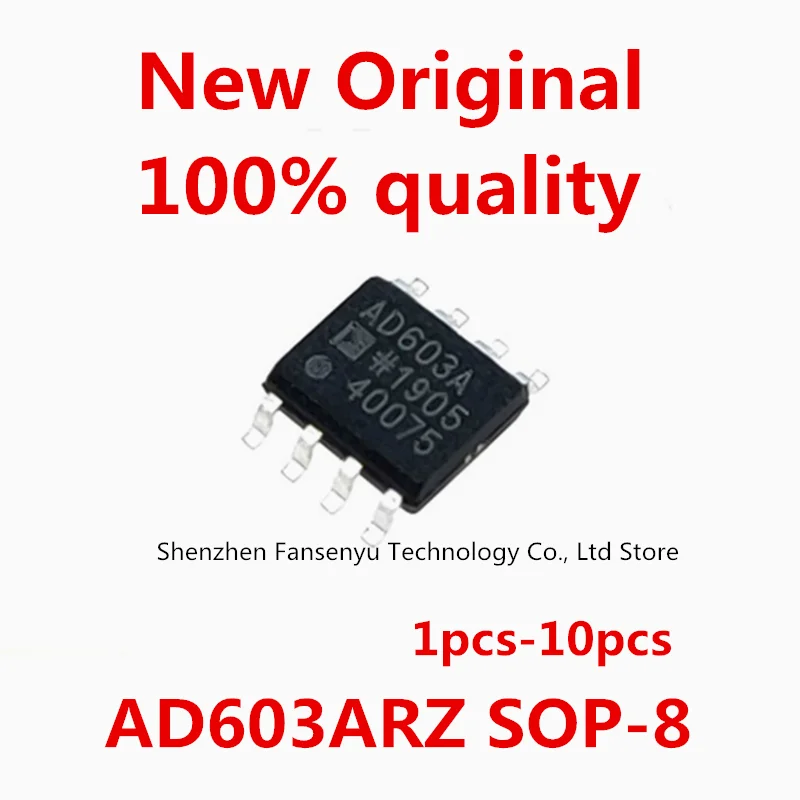 

1pcs-10pcs/lot New Original AD603ARZ AD603AR AD603 sop-8 Variable gain amplifier chip IC