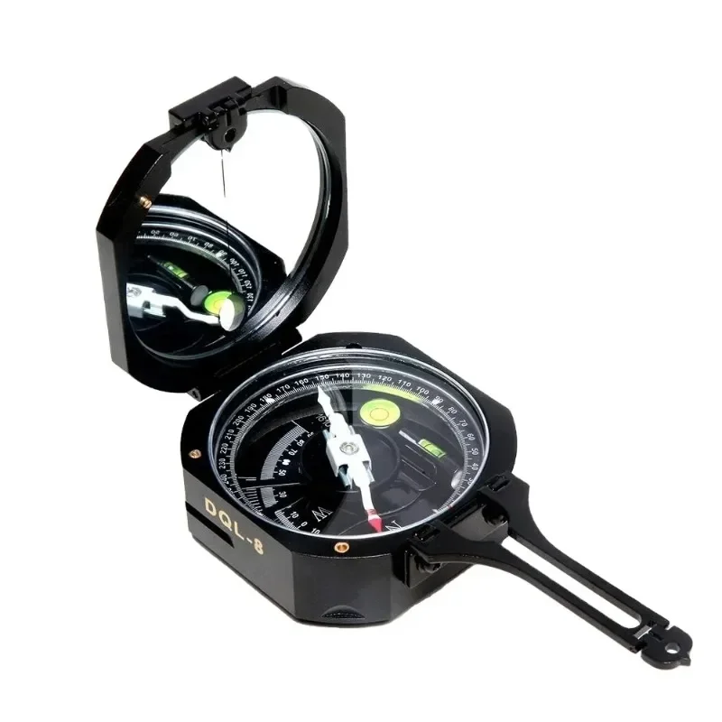 2024 Geology Compass Harbin Manufacturer Factory DQL-8 Orienteering Magnetic Brunton Type Aluminium Metal Compass