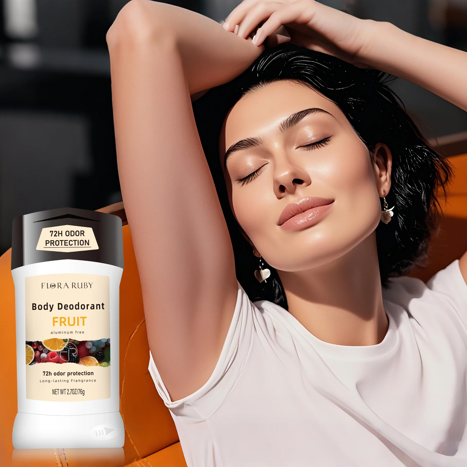 

Whole Body Care Anti Sweat Deodorant Balm Refreshing Fragrance Underarm Armpit Whole Body Remove Odor Suppress Sweat Cream 76g
