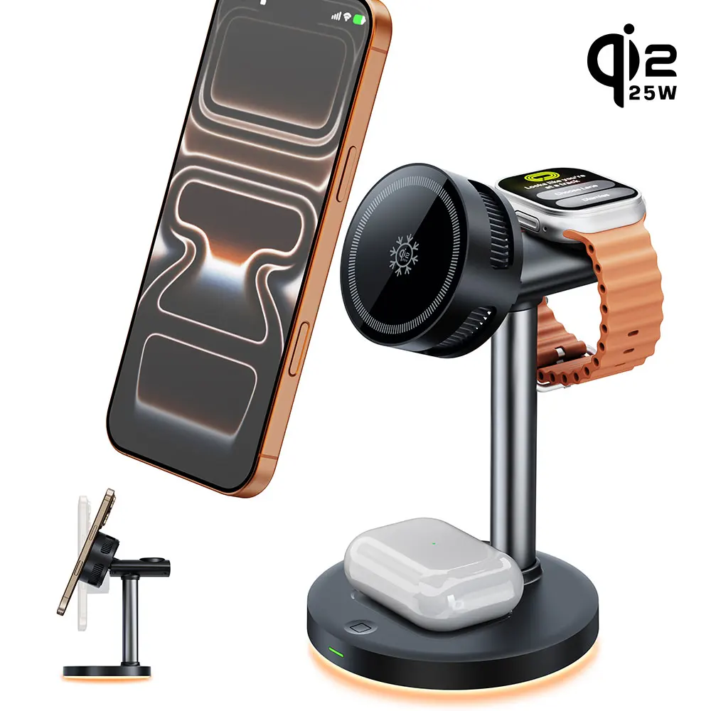 led-light-qi22-25w-3-in-1-magnetic-wireless-charger-semiconductor-ice-cooling-for-iphone-17-16-pro-max-apple-watch-airpods-pro