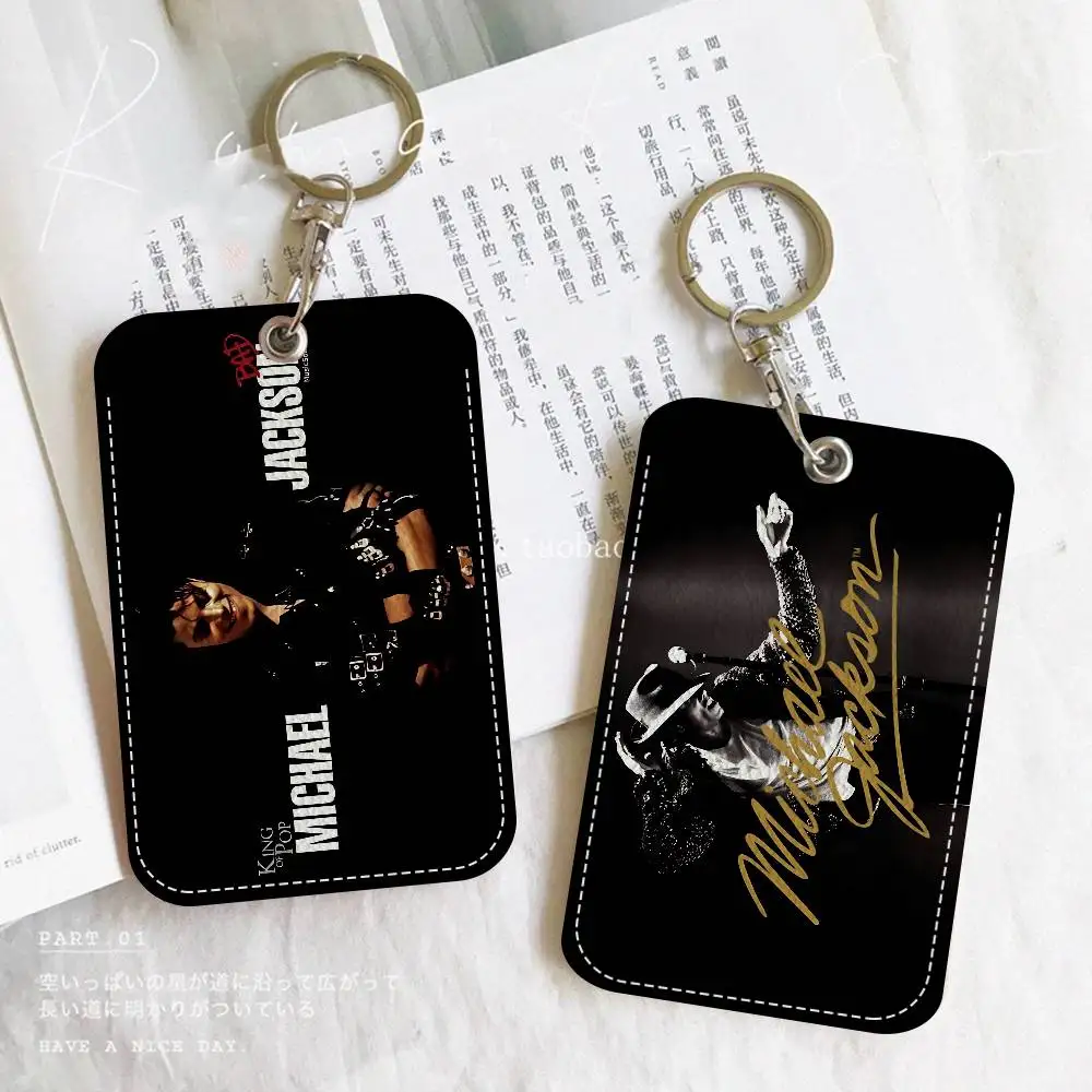 

MJ King Of Pop M-Michael J-Jackson, 1 шт., креативный держатель для студенческих карт в стиле INS, для карт питания, проездных, рабочих карт и т. д.