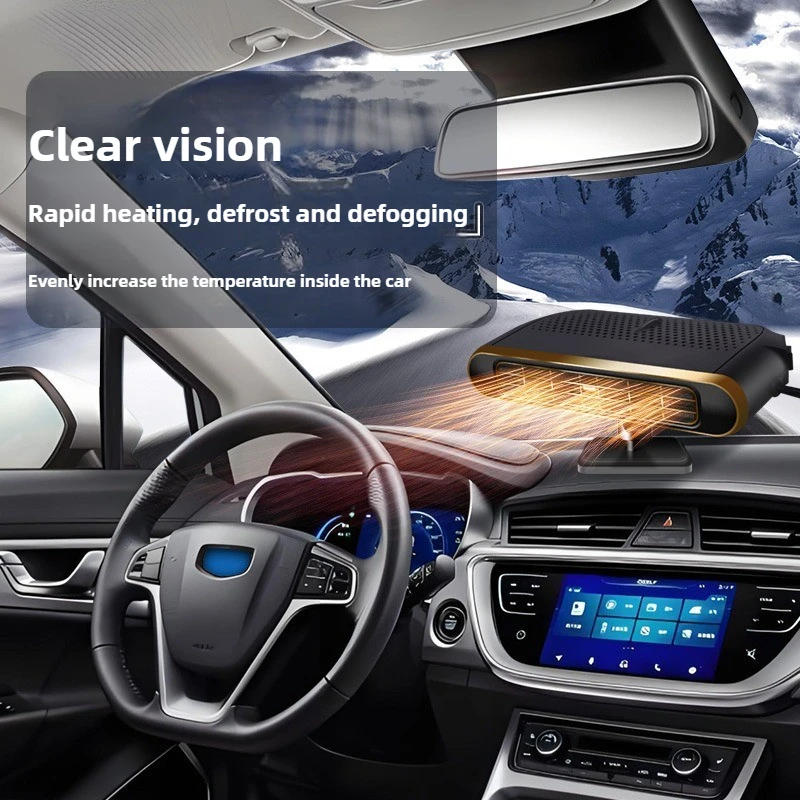 سخان سيارة كهربائية مروحة تبريد الهواء 12 فولت المحمولة ديميستر مزيل الصقيع مروحة التدفئة 120 واط مجفف الزجاج الأمامي إزالة الضباب الملحقات