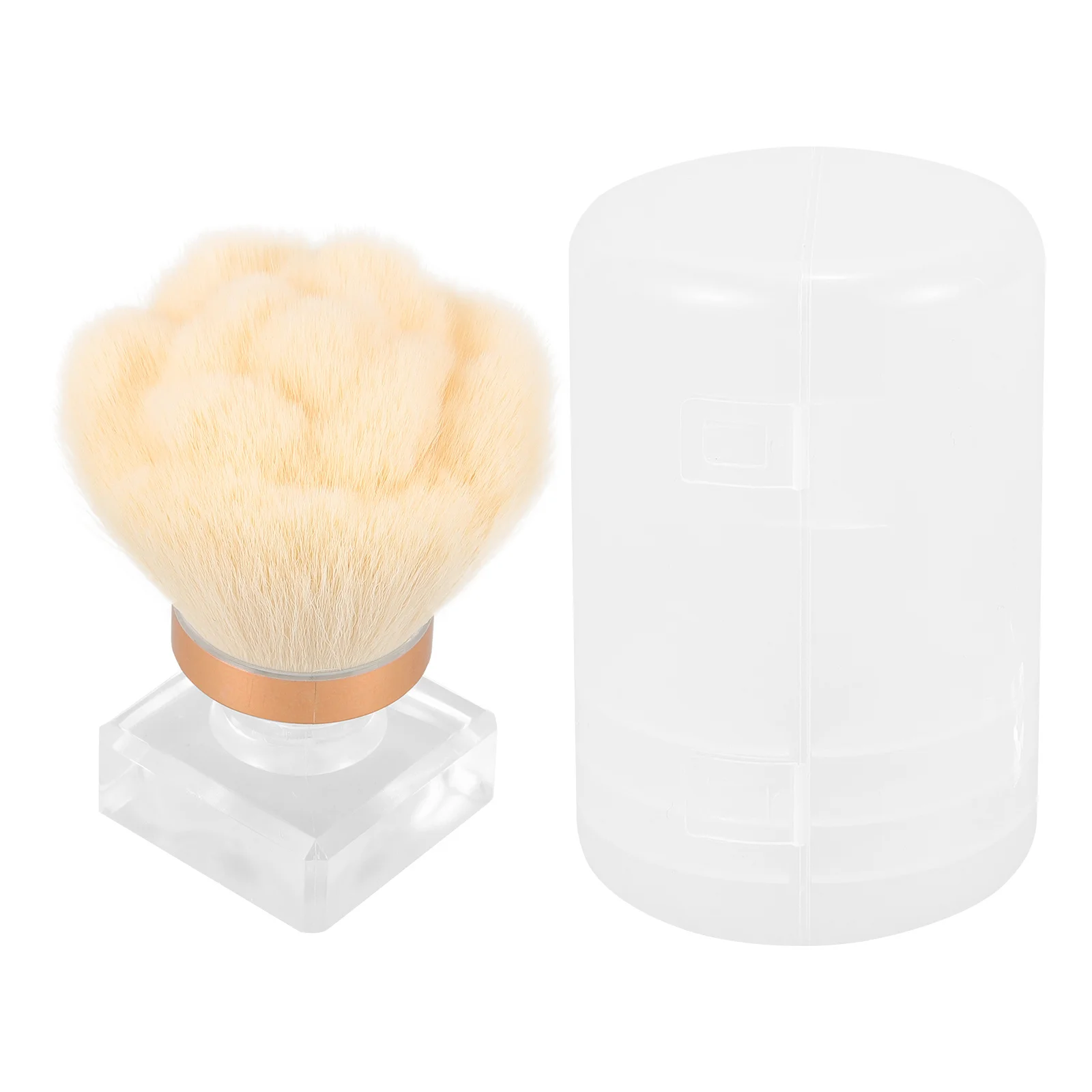 

1Set Multiuse Powder Brush for Nail Art Makeup Cleaning Portable Durable Sturdy Comfortable Grip Practical for Home Travel Use