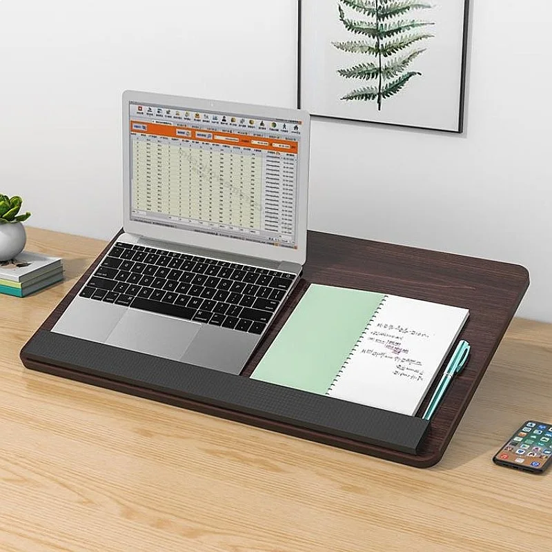 Kids Adjustable Tilting Desk Board Ergonomic Posture Corrector Solid Wood Laptop Stand Student Writing Table