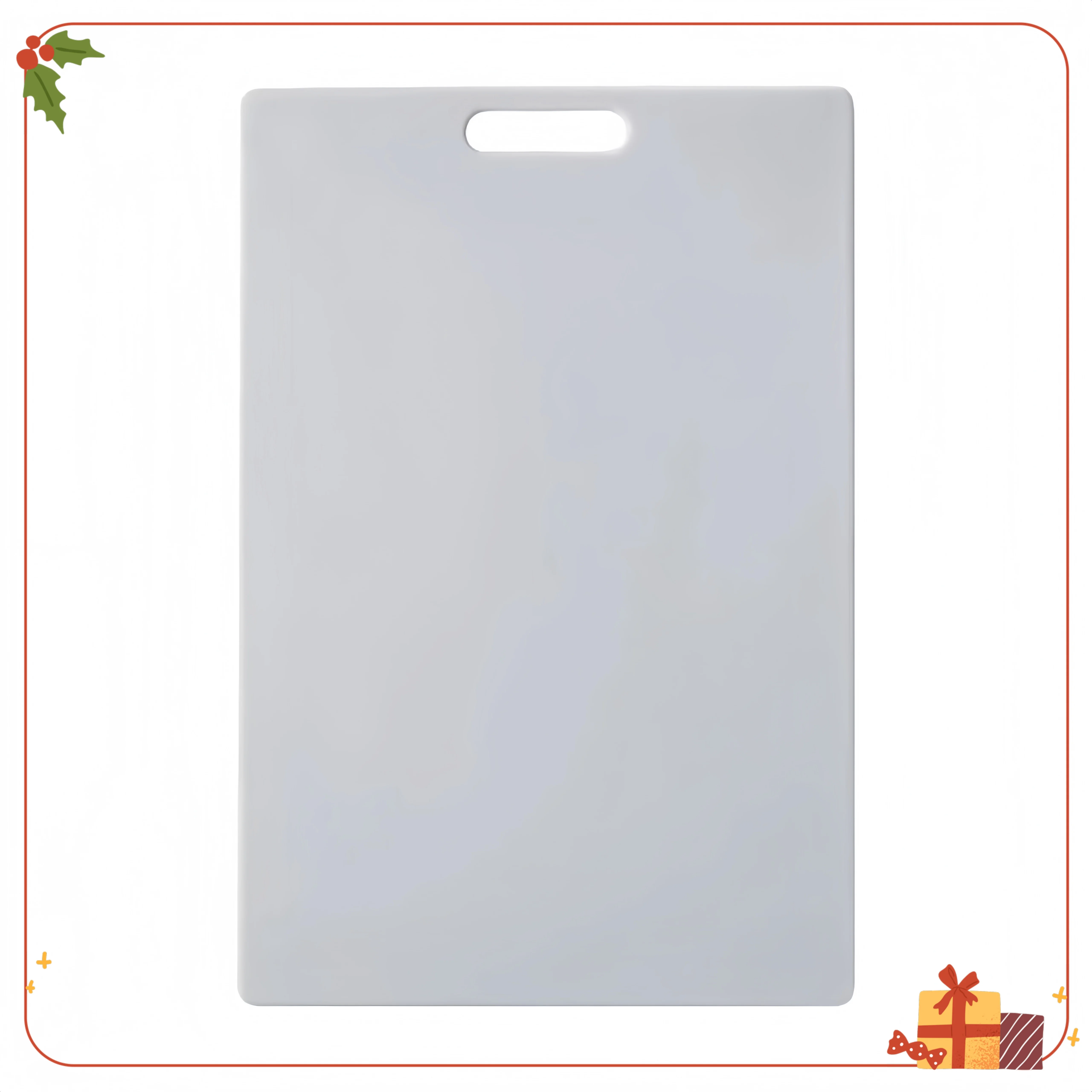 Tabla de cortar de polietileno de 12x18 pulgadas, tabla de cortar de plástico resistente para preparación de carne, verduras y cocina