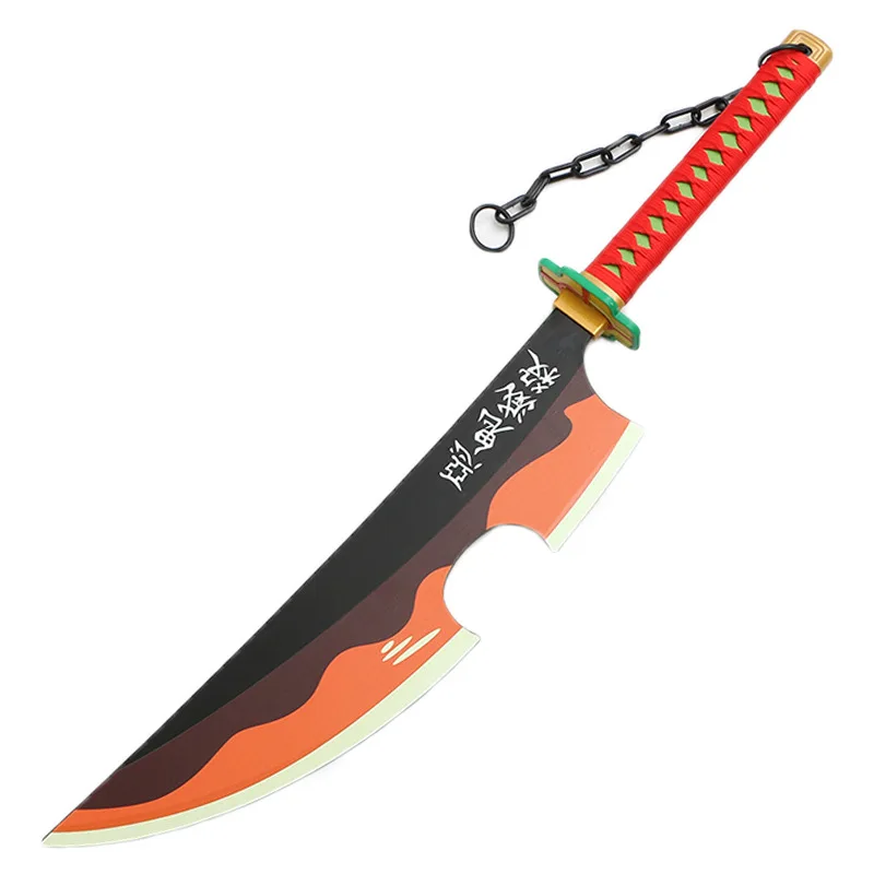 79 Cm/31.01in Demon Slayer Bamboe Anime Mes Cosplay Randapparatuur Model Praktijk Props Feestartikelen Collectible Jongen Speelgoed hobby