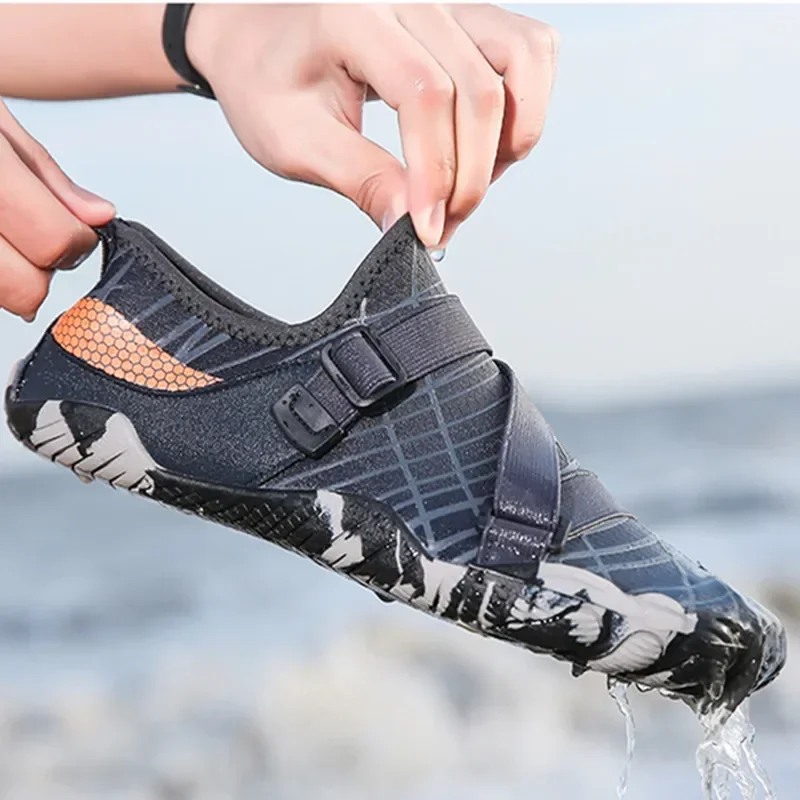 Elastische Männer Frauen Meer Surfen Aqua Schuh Quick-Dry Atmungsaktive Waten Schuh Gleitschutz Strand Barfuß Upstream Wasser Schuh Outdoor