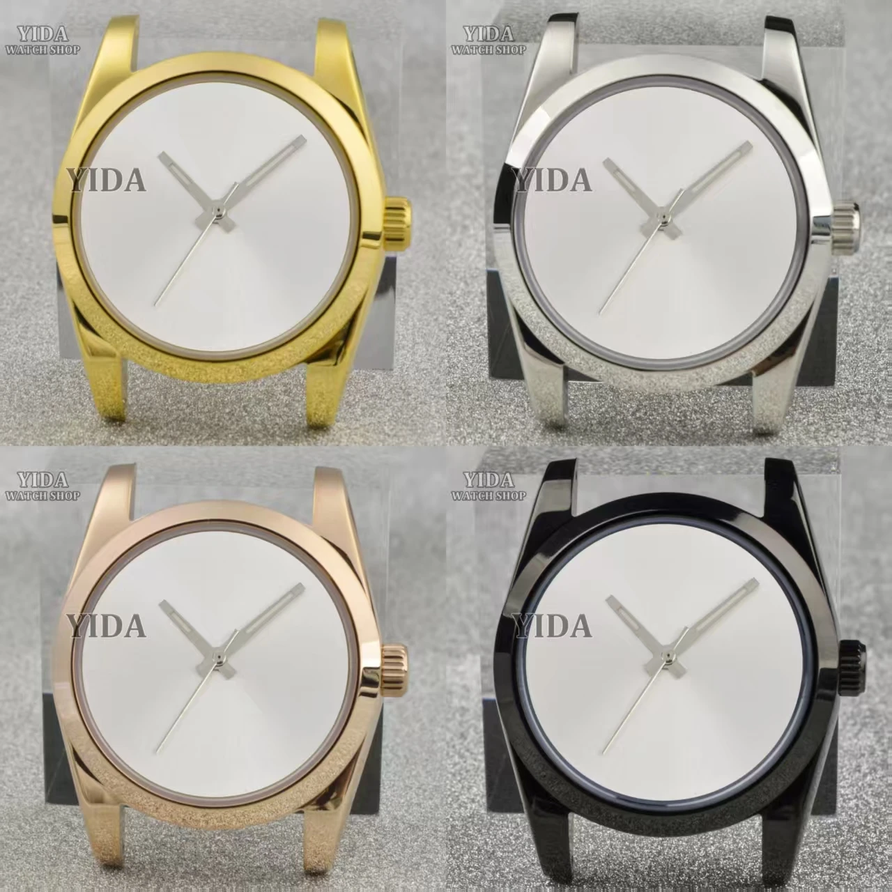 

NH35 Case Dial Hands Stainless Steel 36/39mm case Sapphire Glass 10ATM Waterproof For NH35 Movement Wristband DATEJUST Mod Parts