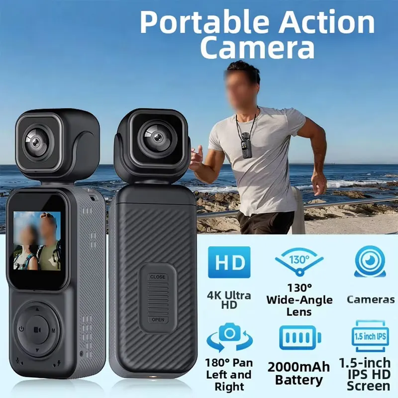Hot Sales  4K Action For-Camera Ultra  Handheld Action For-Camera Outdoor For  Image Stabilization Replace Practical Supplies