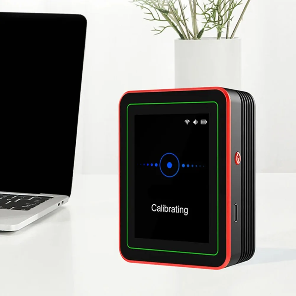 Misuratore di prova dell'aria 15 in 1 Tester di temperatura multifunzione Display LCD Misuratore di temperatura e umidità per CO/CO2/HCHO/TVOC/AQI