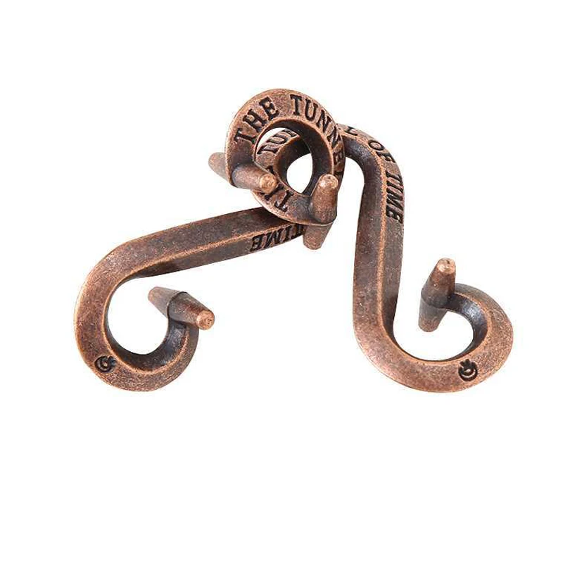Magic IQ S Lock Metal Puzzles Brain Teasers Disentanglement Problem Solving Toys Educational Gifts For Kids and Adults