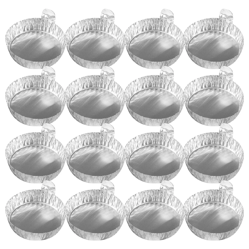 

20pcs Aluminum Weighing Dishes Tin Foil Trays Laboratory Supplies Measuring Boats Dry Powder Containers Storage Food Processing