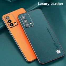 Stylish Phone Case For Realme GT Master Edition Case Luxury Leather Cover For Realme GT Neo 2T Neo3 GT2 Pro Shockproof Bumper