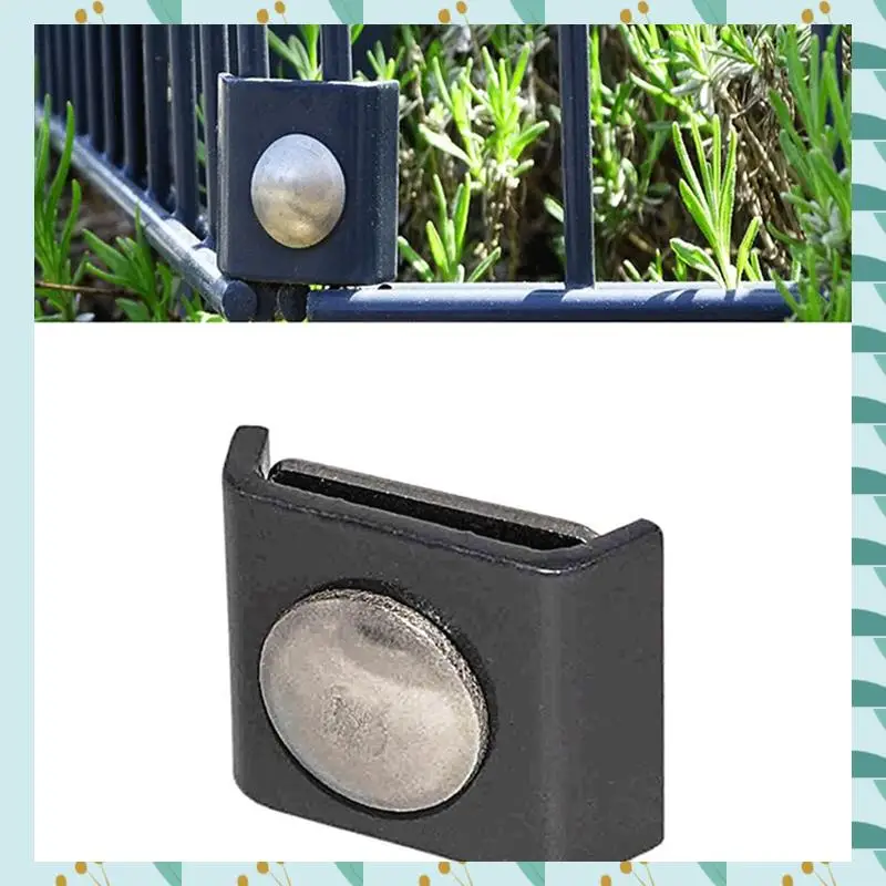 

A71P Corner Connector Double Rod Mat Fence Pack Of 10 - Mesh Mat Connector For Light And Heavy Fences Connector Rod Mat Fence