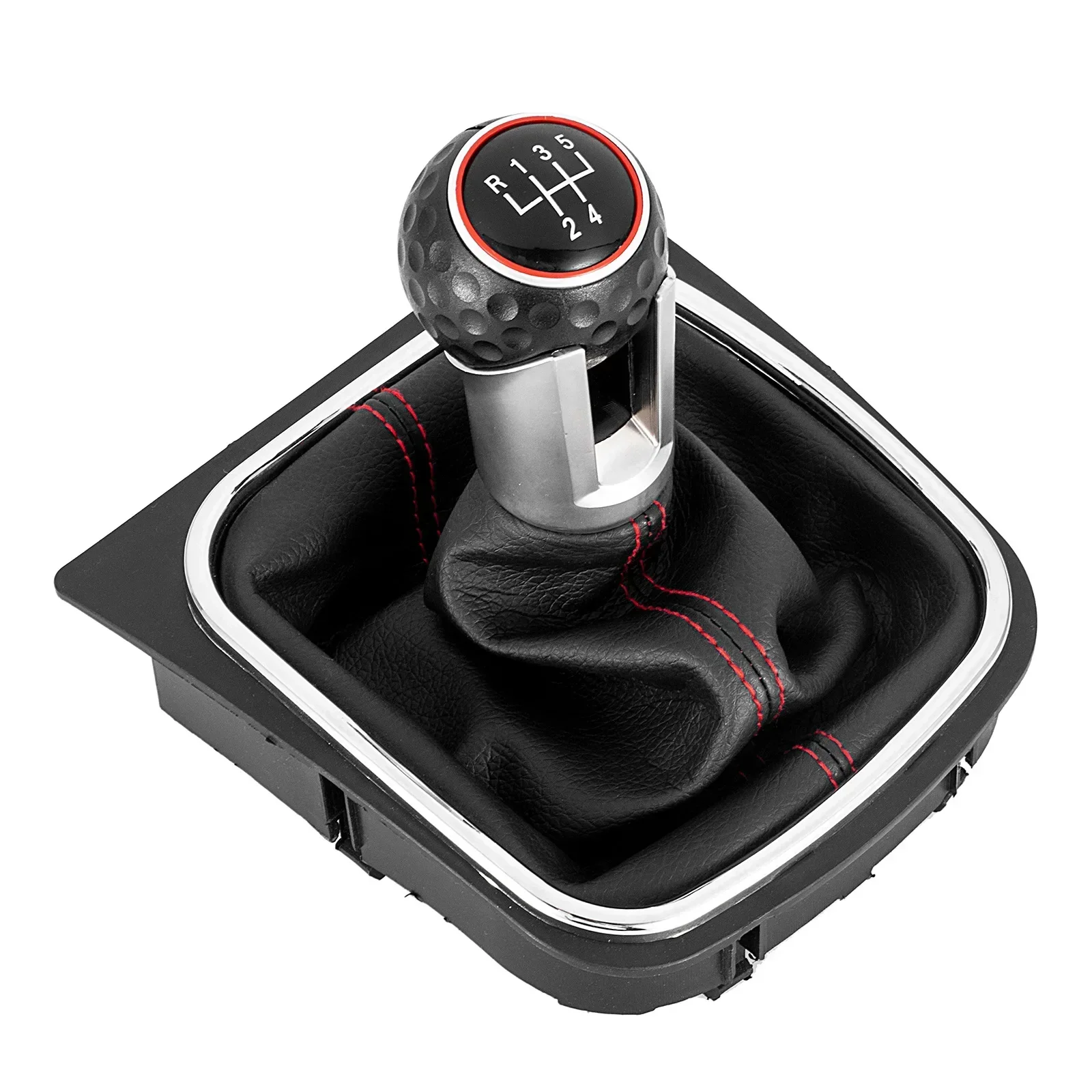 

Gear Shift Knob for VW Golf 5 MK5 R32 GTD GTI Golf 6 MK6 R20 2004-2013 Car Stick Lever Shifter HandBall with Gaiter Boot Cover