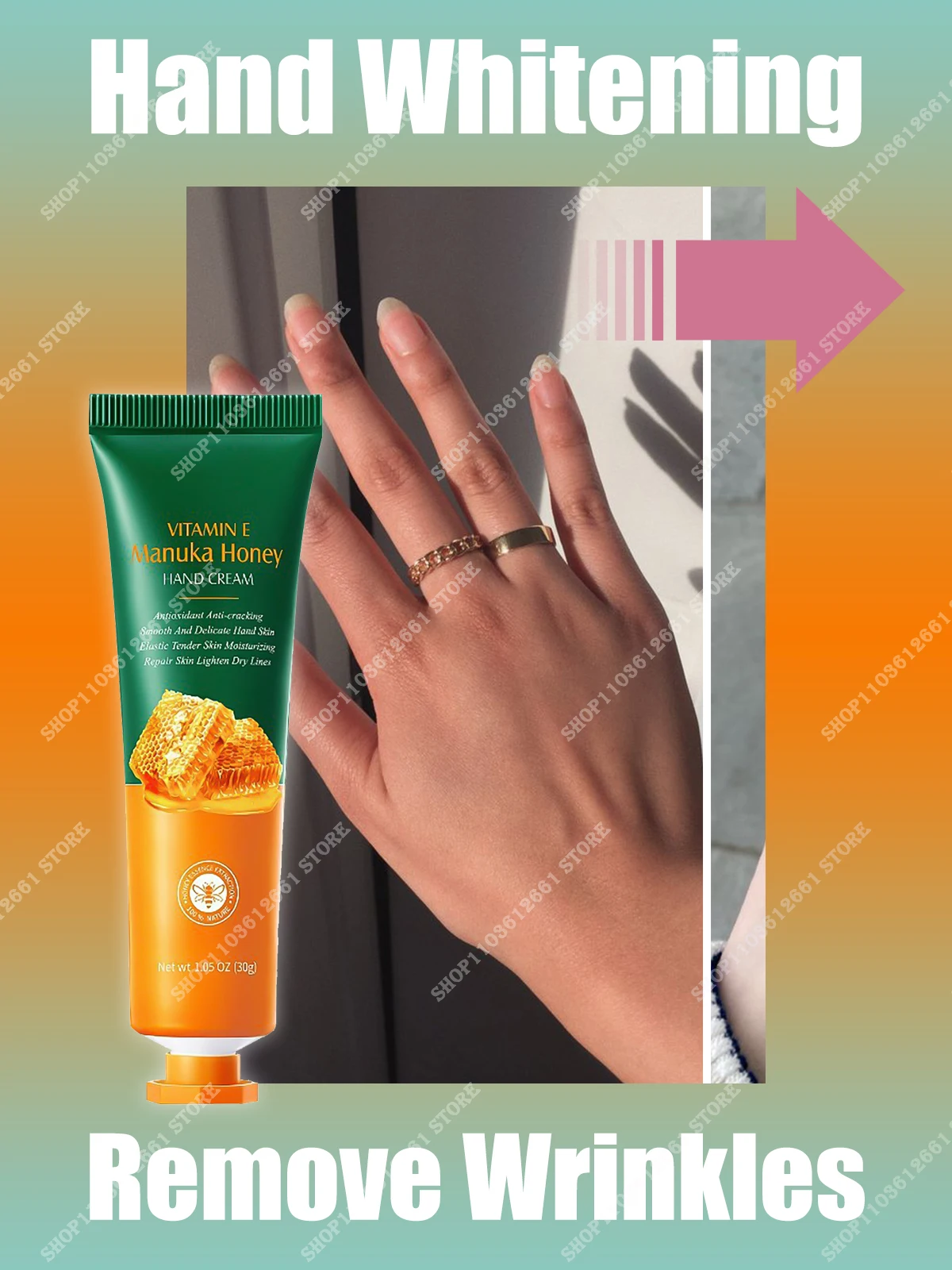 Hand Cream Remove Wrinkles Eliminate Spots Winter Hand Skin Care Anti Chapping Moisturizing Whitening Wrinkle Removal