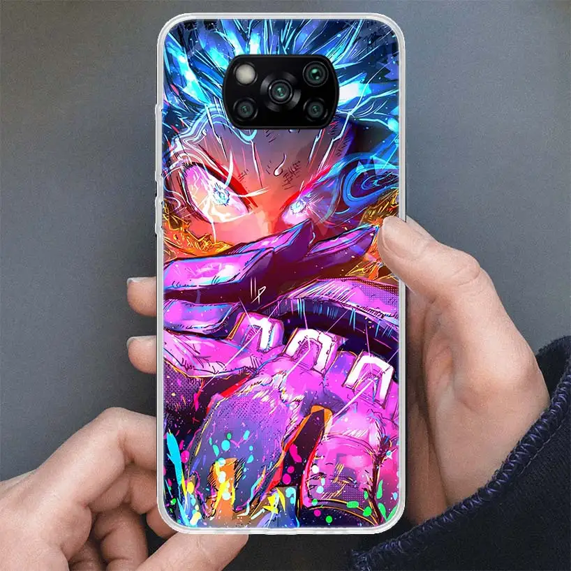 Midoriya Izuku Deku MHA My Hero Phone Case For Xiaomi Poco X3 Nfc X5 X6 X7 Pro F6 F5 F4 M5S X4 GT M4 M3 F3 Soft Cover Silicone S