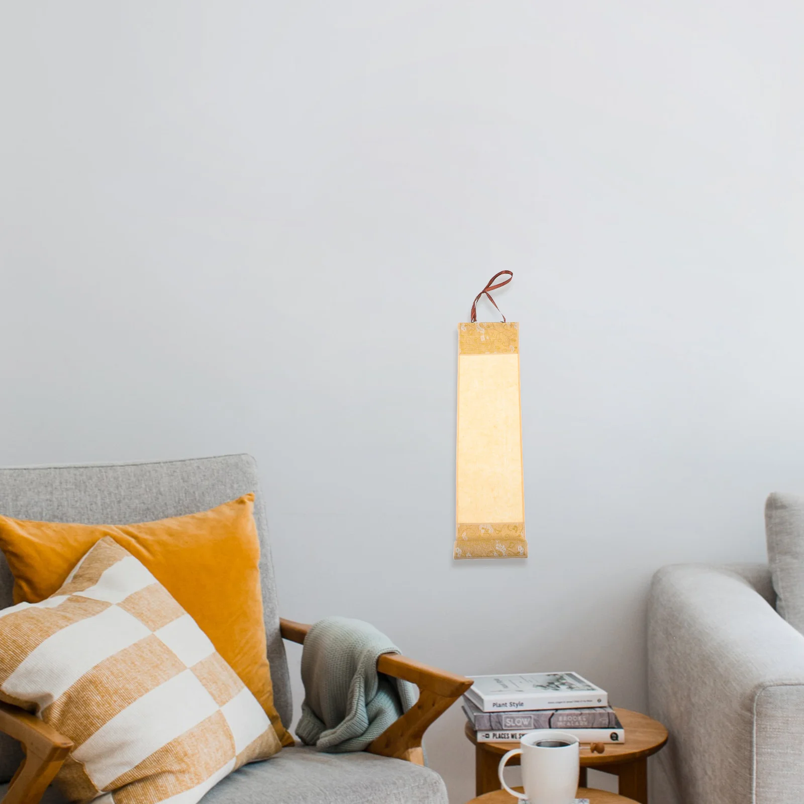 

2 Pcs Hanging Decorative Watercolor Calligraphy Blank Scroll Art Scrolls Paper Wall