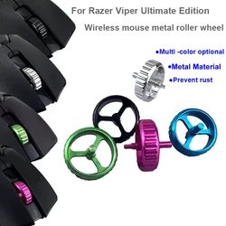 Custom Metal Scroll Wheel Replacement Repair Parts for Razer Viper Ultimate Wireless Dual-Mode Gaming Mouse with Rust Prevention