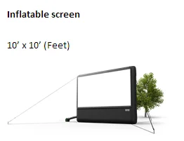 Outdoor Indoor Inflatable Cinema Screen Movie Screen for Sale