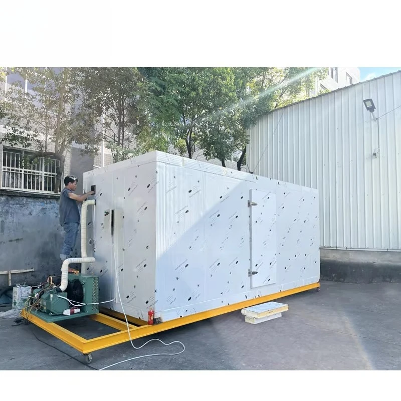 Customized Easy Disassembly Walk-In Cold Freezer Room With Compressor Farm Commercial Refrigeration Storage Equipment
