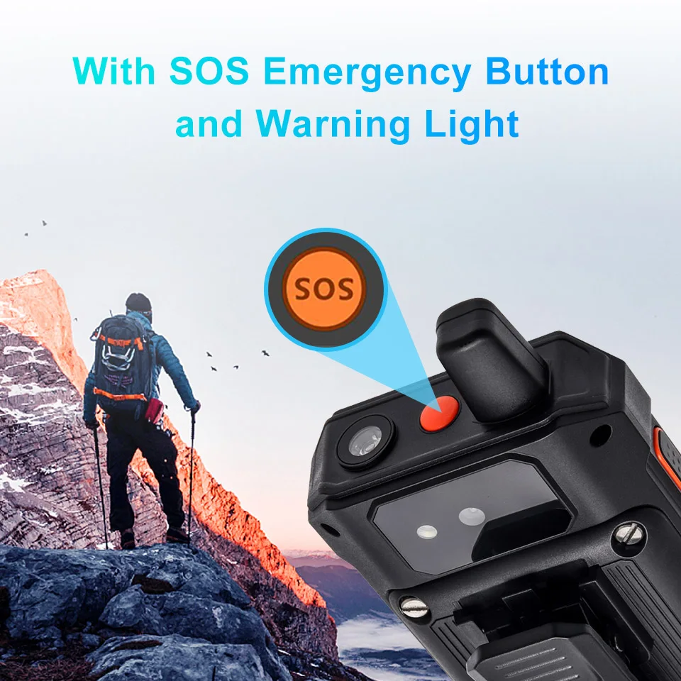 UNIWA F80S Walkie Talkie Smartphone Android 10 Mobile Phone Multi-language 2.4 Inch Touch Screen  Removable 4000mAh Battery