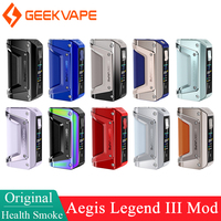 Original Geekvape Aegis Legend III 3 Mod 200W TC Box Mod Smart Lock Design AS Chip 4.0 Electronic Cigarette 18650 Vape