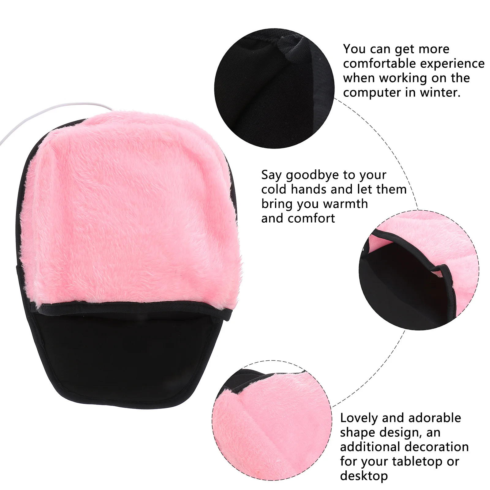 

Heated Mouse Pad Usb Powered Warm Mouse Mat Hand Warmer For Winter Use Soft Comfortable Heating Pad Gift Idea For Adults