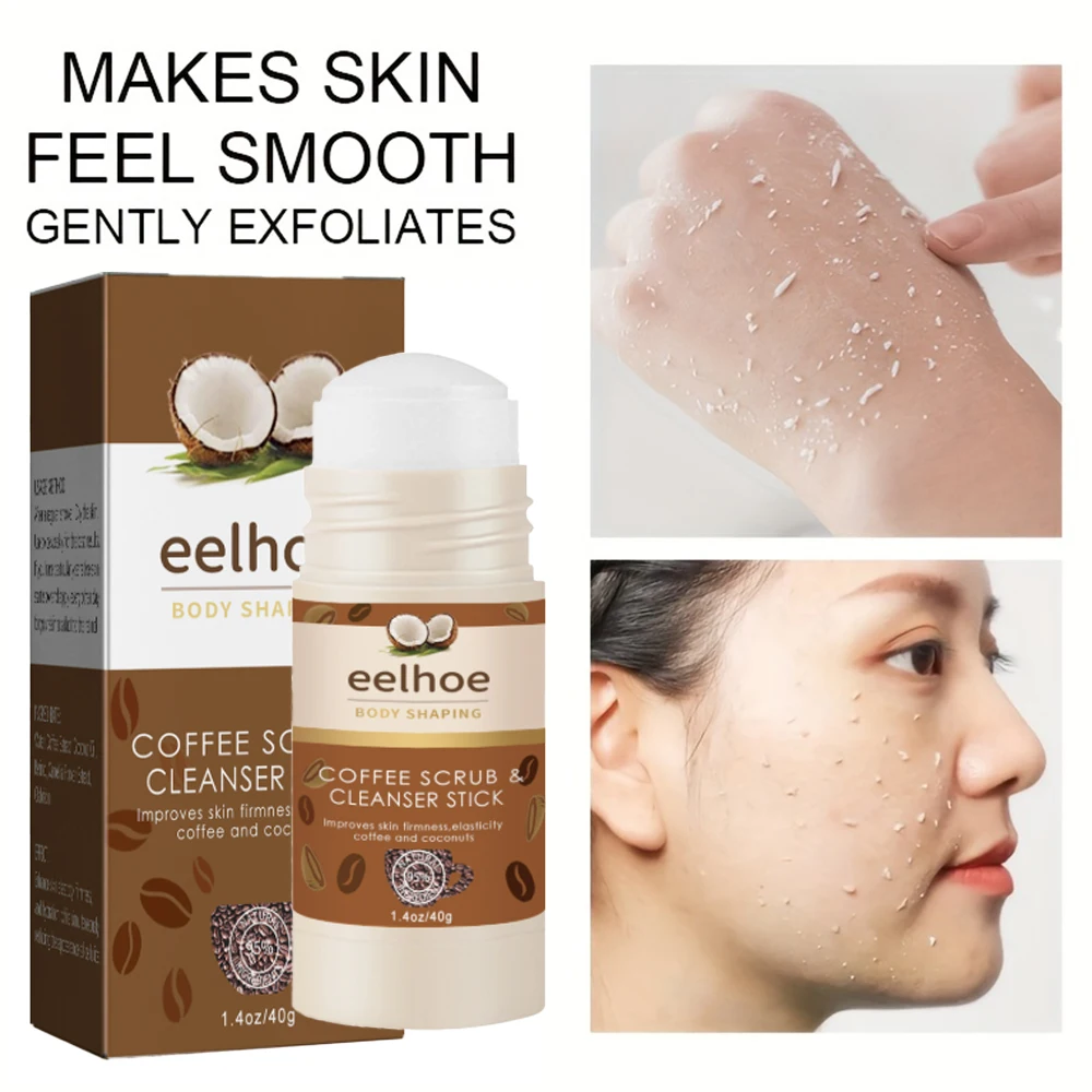 

Exfoliating Coffee Scrub CleaningStick Anti Wrinkle Anti Dark Skin Puffiness Relieves Firming Scars Tightens Care Circle Lifting