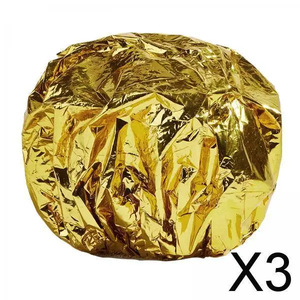 قبعة عازلة للحرارة للنساء ، قبعة الدش ، غطاء رقائق القصدير ، صالون الشعر ، 2-4 عبوة