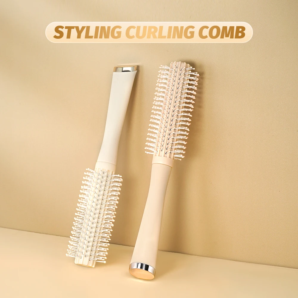 Volumizing Air Cushion Comb Set for Long Hair Straightening & Curling Massage Brushes Perfect for Dorm & Home Use