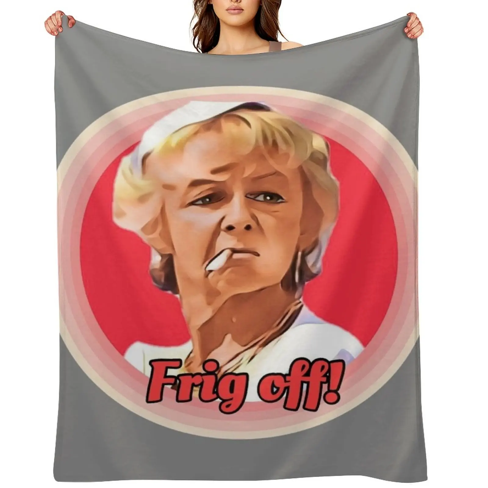 

Madge - Benidorm Throw Blanket Decorative Sofas Sofas christmas decoration Blankets For Sofas Blankets