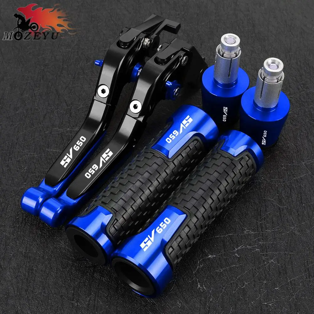 

SV650S SV650 Motorcycle Accessories Brake Clutch Levers Handlebar Hand Grip Ends For SUZUKI SV 650 S 650S 1999-2012 2011 2010