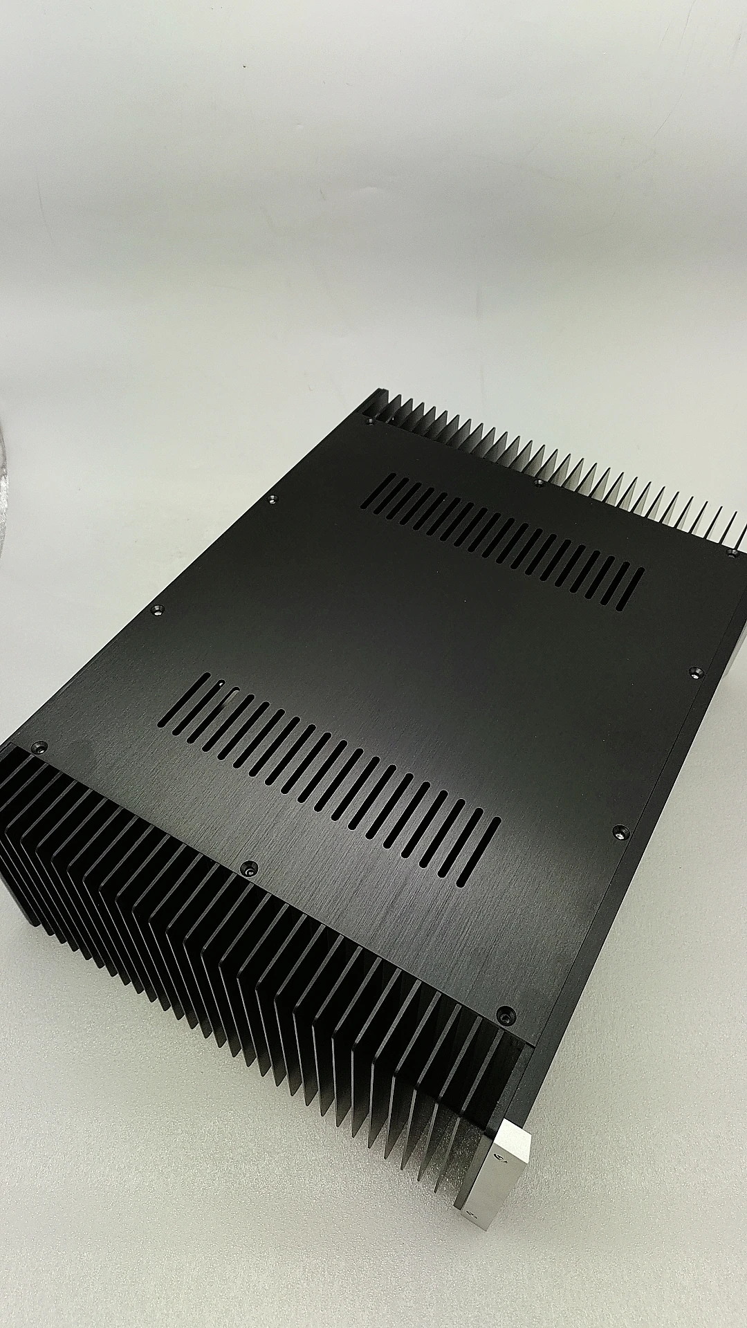 맥킨토시 풀 알루미늄 앰프 섀시 프리앰프 케이스 AMP 인클로저 / 방열판 포함 DIY 박스 JY