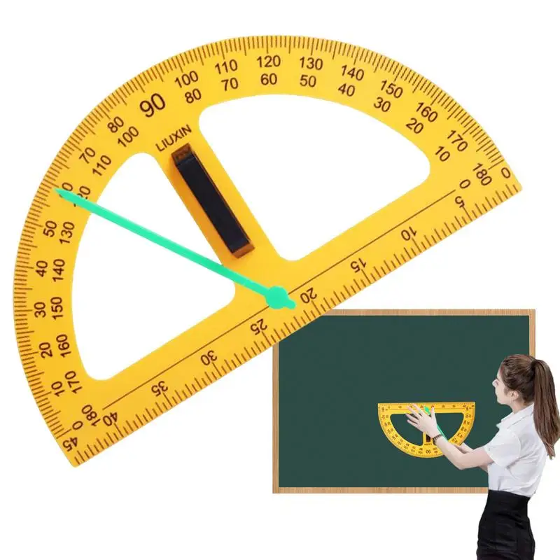 Big Digital Design Large Chalkboard Teaching Protractor Compass Protractor Classroom Protractors For Teachers Math Teaching Too