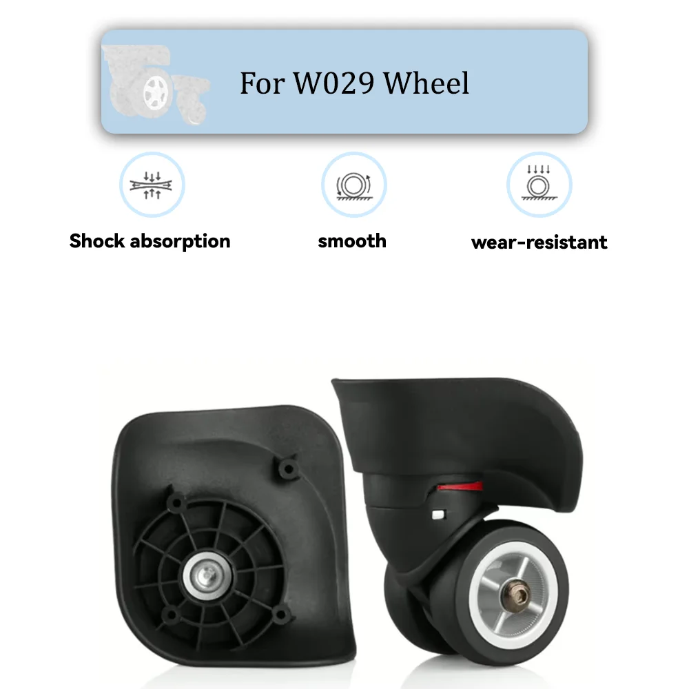 

Suitable For W029 Universal Wheel Replacement Suitcase Rotating Smooth Silent Shock Absorbing Wheel Accessories Wear-resistant