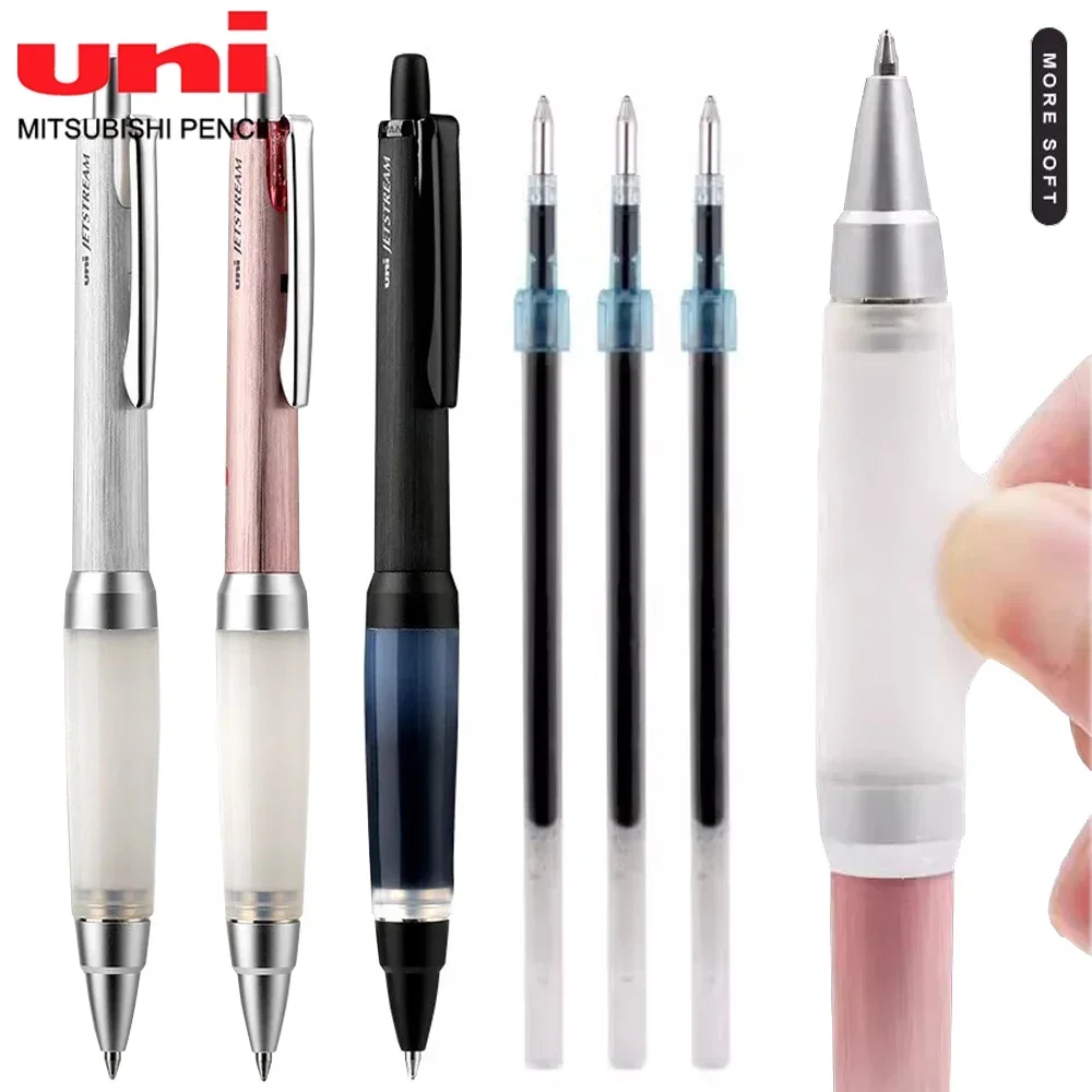 

Японская гелевая ручка UNI Jetstream SXN-1000, низкоцентровая гравитационная резиновая шариковая ручка с мягкой ручкой, 0,7 мм, школьные принадлежности, офисные канцелярские принадлежности