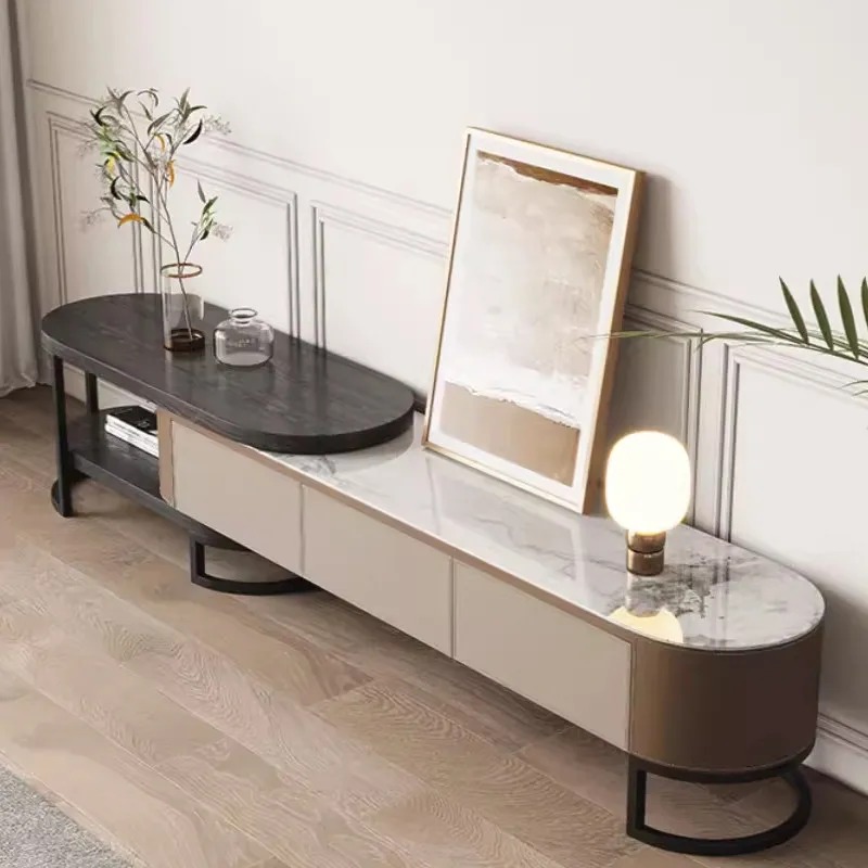 Mueble de TV Moderno Minimalista, Mueble de Almacenamiento Clásico para Ahorrar Espacio en la Sala de Estar, Mueble de TV de Diseño Único, Mueble Televisor para el Hogar