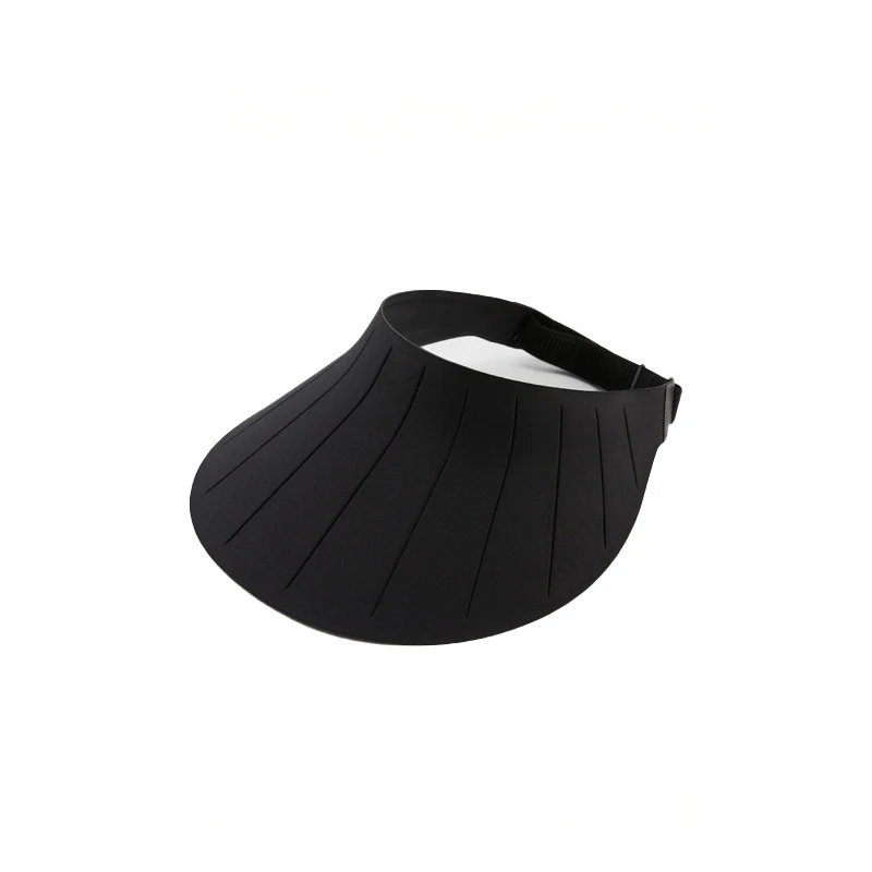 New Spring And Summer Hats Women Open-Top Cycling Hat Visor Foldable Adjustable Sunhat