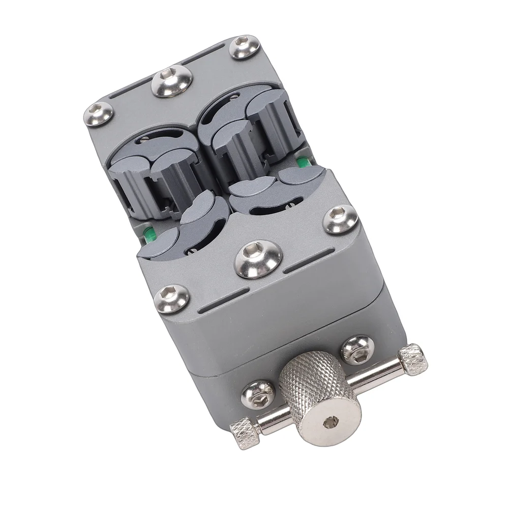 

Четырехзахватные тиски из нержавеющей стали для ремонта ювелирных изделий, три точки вращения, конструкция с четырьмя захватами из нержавеющей стали 304