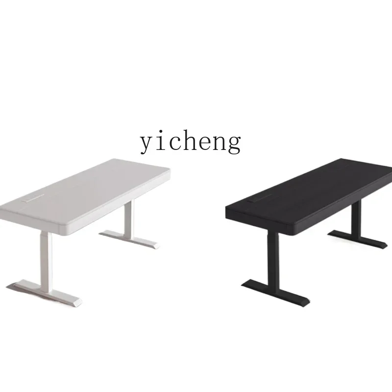 

ZF Electric Double Motor Lifting Desk Household Children's Retractable Pull-out Bay Window Table with Drawer