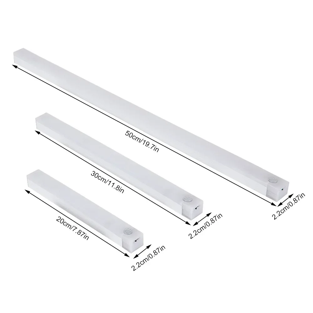 Led Bar Light Wireless Rechargeable Type USB Sensor Motion For Night Lighting. Stair Wardrobes Bedroom Cabinets Kitchen Lights