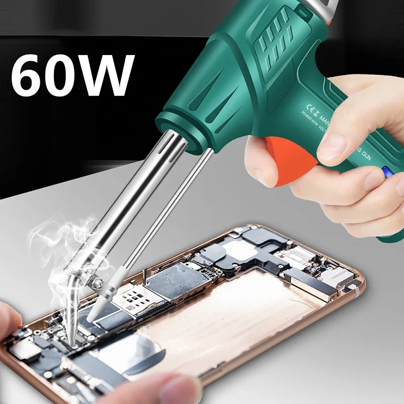 

Solder Gun 110/220V 60W handheld Internal Heating Electric Soldering Iron Automatically Send Tin Gun Welding Repair Tool